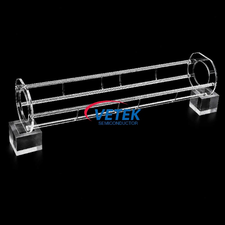 High Purity Quartz Wafer Båt For TEL