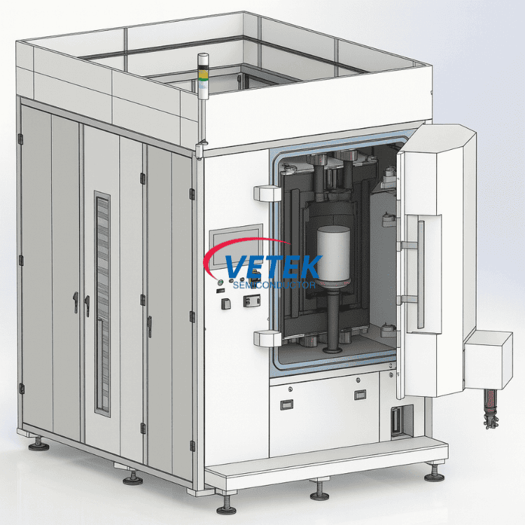 Stor størrelse motstandsvarme SiC krystallvekstovn