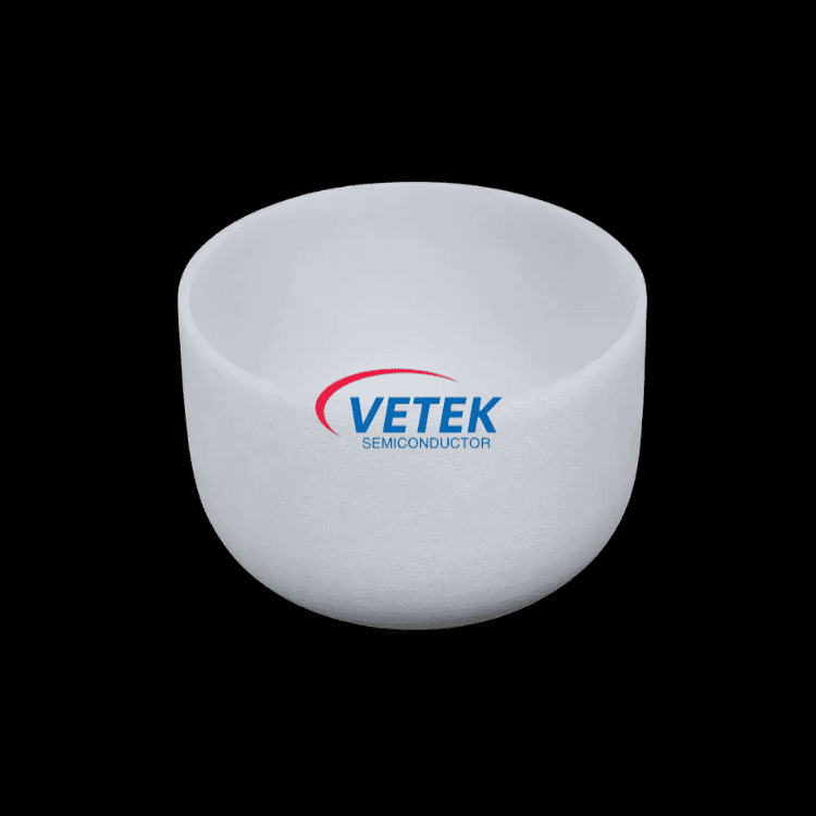 Halvleder kvarts digel